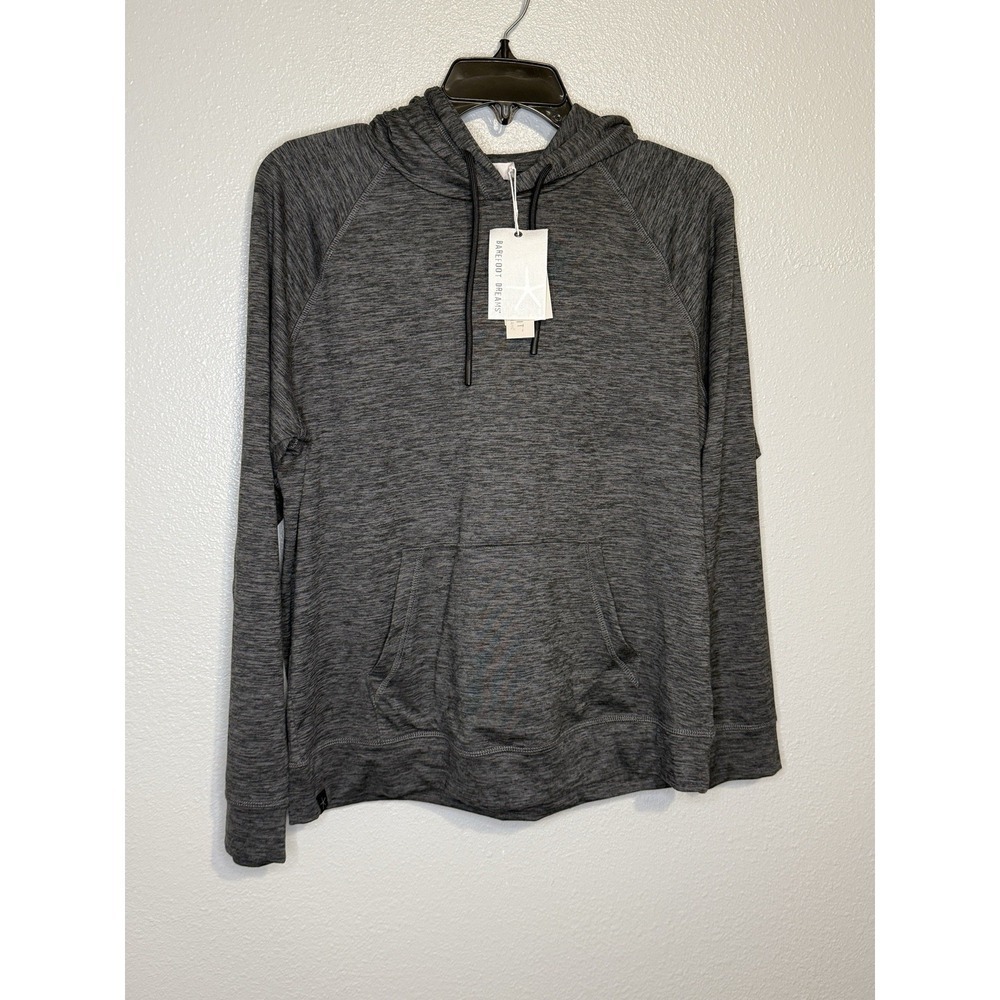 Barefoot Dreams Women's Sweatshirt Size Small Gray Butterchic Hoodie New NWT